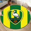 ADO Den Haag Round Area Rug,Carpet Rug for Living Room Bedroom Sofa Playroom Decor,Non-slip Floor Mat