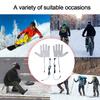 5V USB Heated Gloves Pad 5 Finger Type Electric Gloves Heating Film Pads Rechargeable Hand Heater