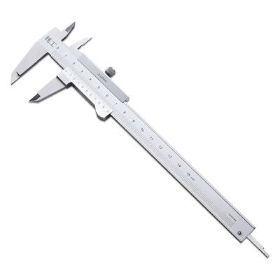 High Precision Carbon Steel Stainless Steel Metal Vernier Caliper Depth Measuring Tool with +/-0.04mm Accuracy and 0-300mm Range