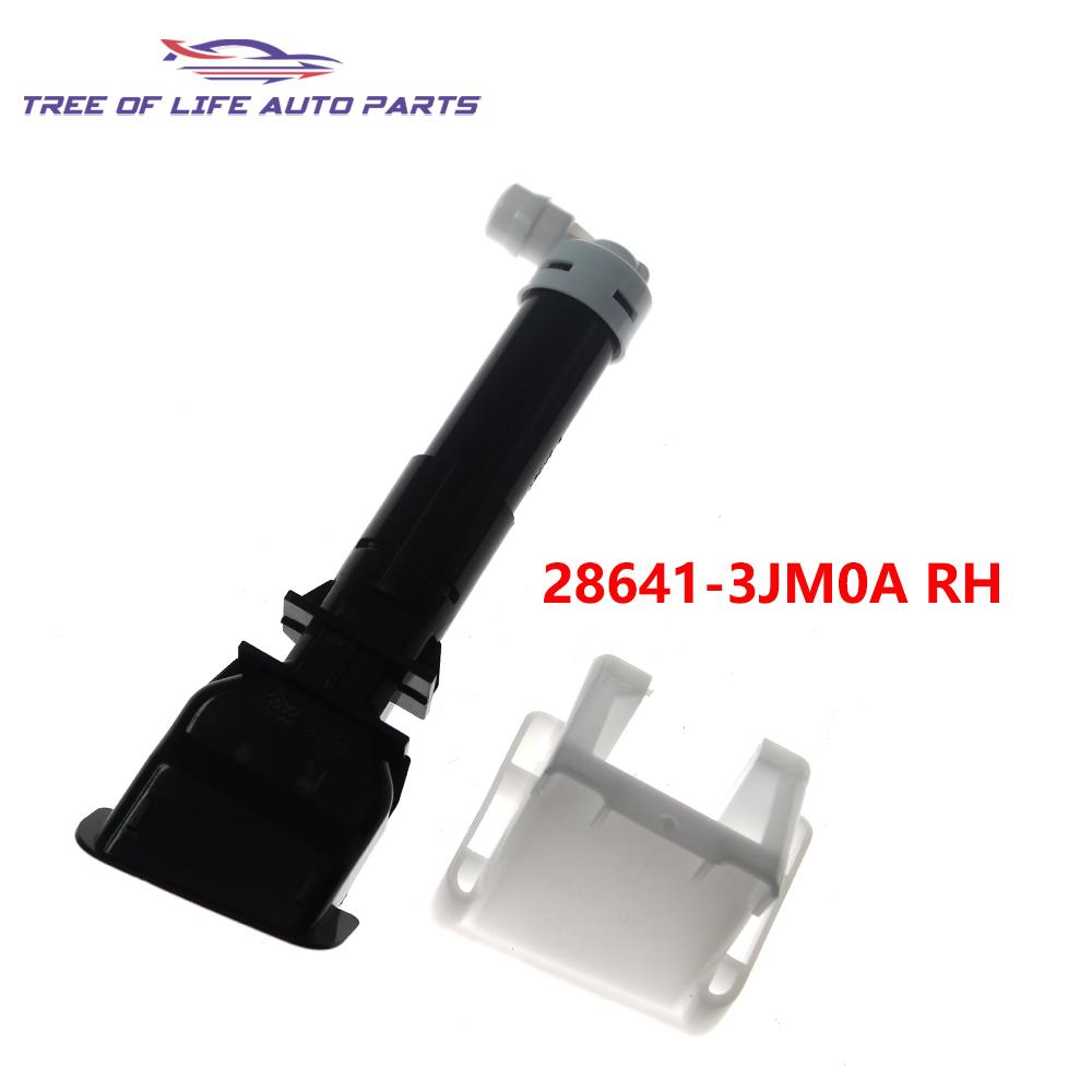 Front Headlight Headlamp Washer Nozzle Cover Cap For Infiniti JX35 JX QX60 (L50) 2013-2016 28959-3JM1A 28642-3JM0A 28958-3JM1A