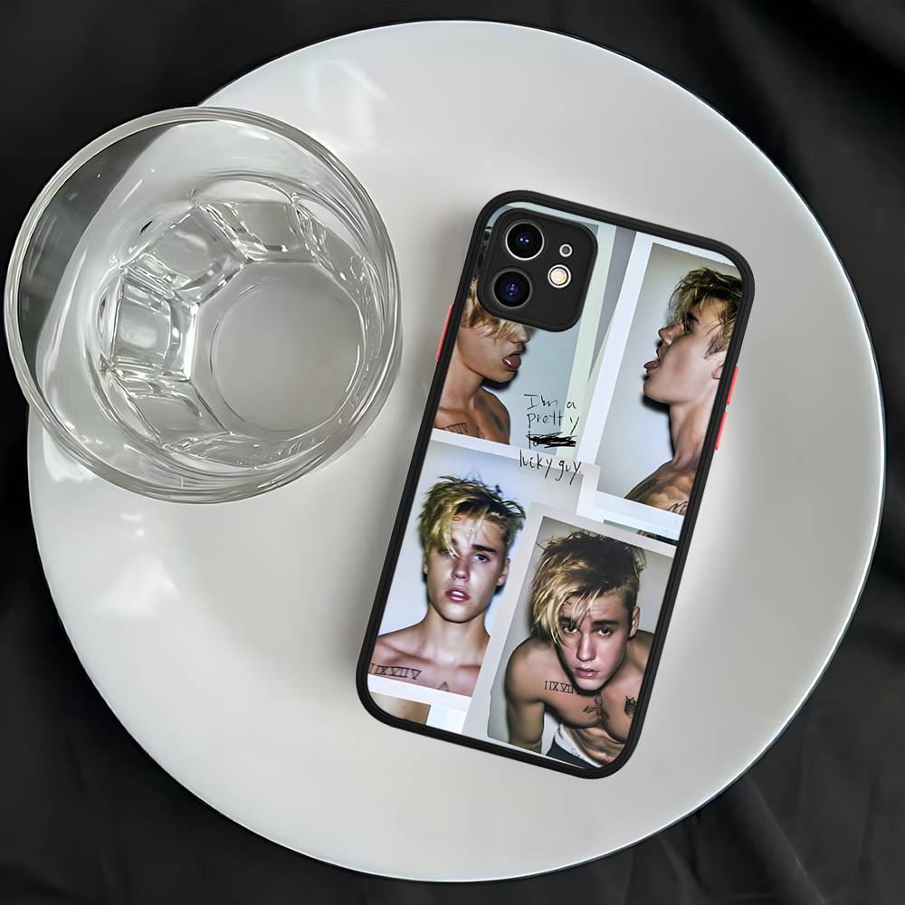 Singer J-Justin B-Bieber Phone Case For IPhone 16 Pro Max Case 11 12 13 14 15 Pro Plus X XS MAX Case Matte Cover