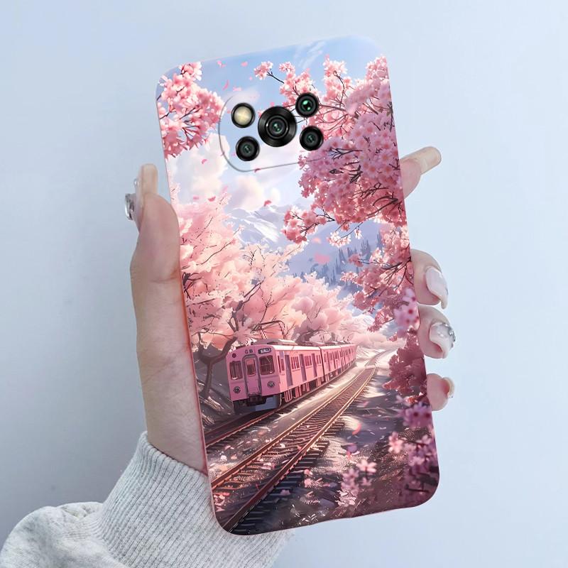 For Xiaomi Poco X3 Pro Case Flower Girls Design Soft Silicone Phone Back Cover For Xiomi PocoX3 Pro X 3 3X Poco X3 NFC Shells