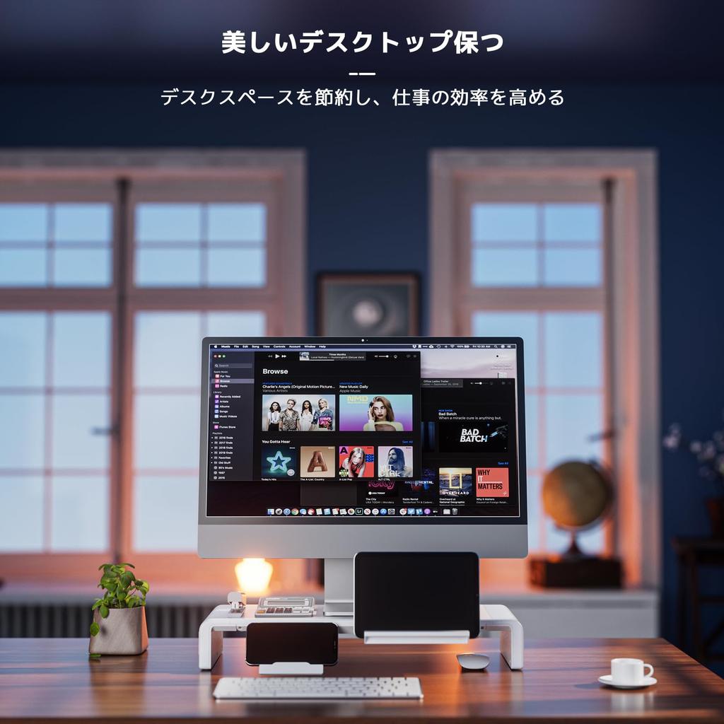 Klearlook Monitor Stand, Desk Stand, 50kg Weight Capacity, Foldable, Three Width Adjustable, Laptop Stand, Monitor Stand, Desk Stand, Keyboard