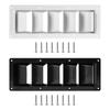 RV Air Vent Louver Marine Exhaust Vent Outlet Multifunction Rectangle Exhaust