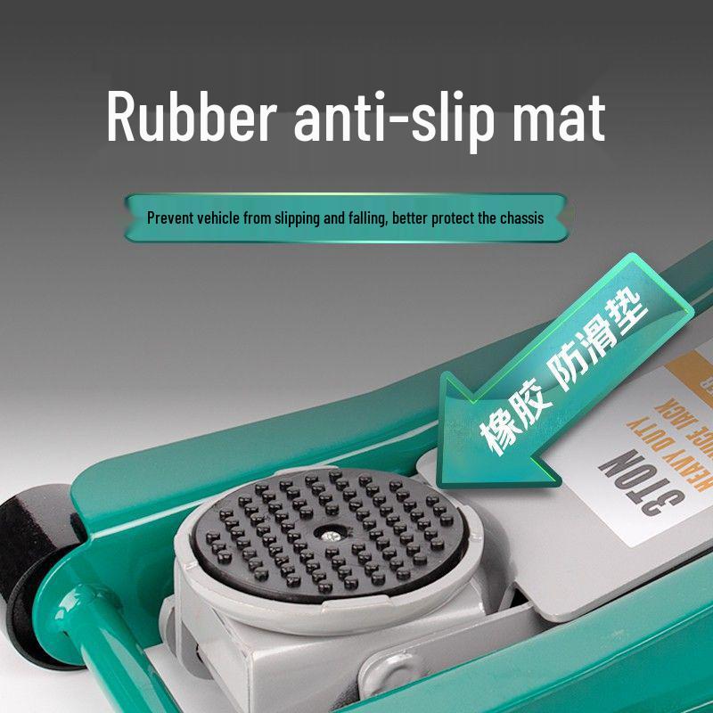 3-Ton Horizontal Hydraulic Car Jack with Double Pump for Small Trucks and Sedans