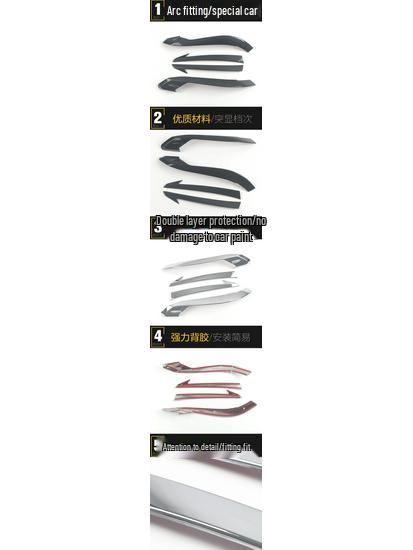 21 Siennas Taillight and Trunk Light Cover Trim for Exterior Modification