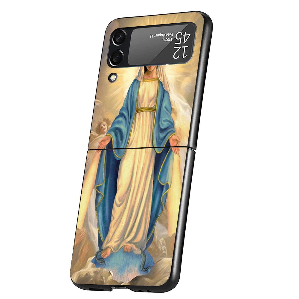 

Virgin De Guadalupe Virgen Mary Phone Case For Samsung Galaxy Z Flip 7 6 5 4 3 5G Cover ZFlip7 ZFlip6 ZFlip4 ZFlip5 ZFlip3 Coque Samsung Z Flip 3