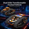H1004 Remote Control Double-Sided Transforming Tracked Vehicle Building Blocks Desktop Model Toy For Boys' Birthday Gift