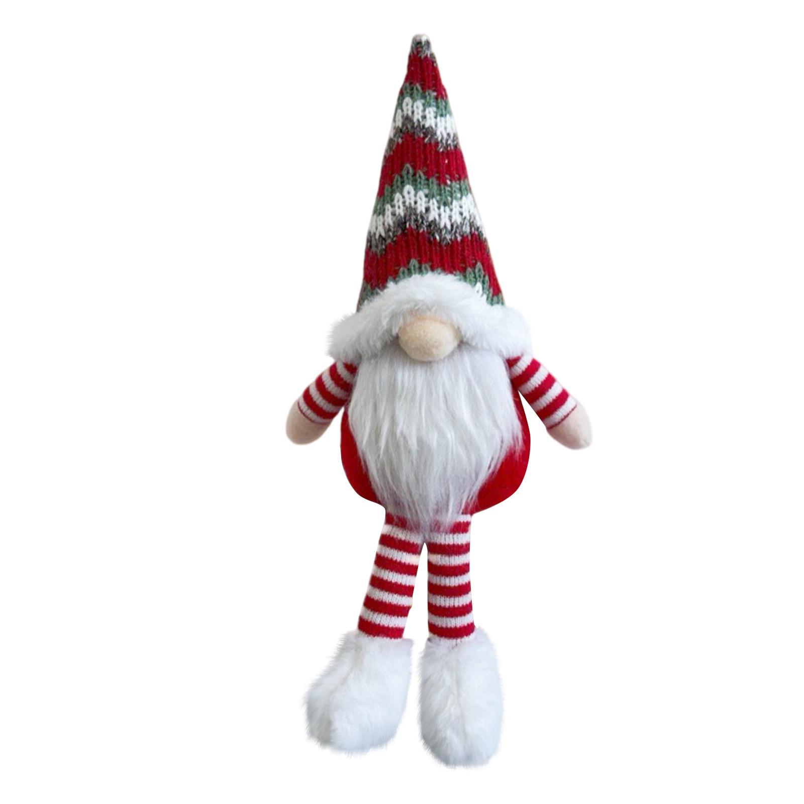 

Christmas Gnomes Decorations Gnomes Plush Collectible Figurine Christmas Santa Gnome Swedish Tomte Plush For Decor Holiay Party Gifts One Size