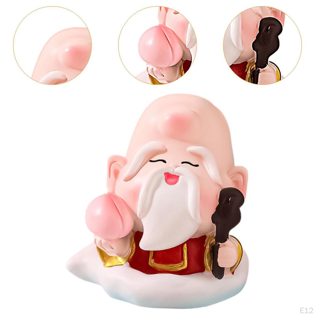 Chinese Immortal Figurine for Car Dashboard Decoration