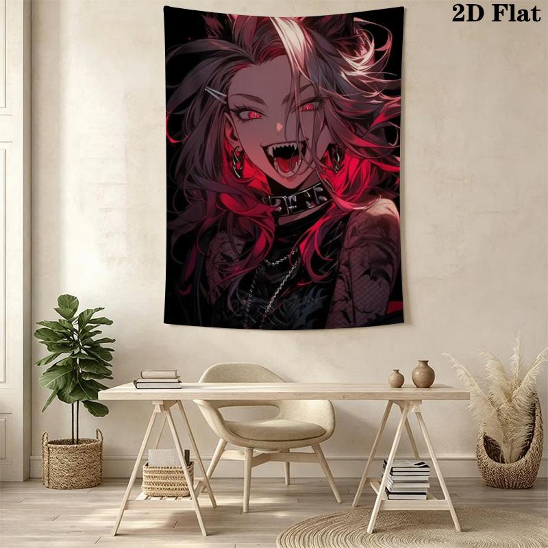 Hazbin Hotel Pattern Home Decor Tapestry, Wall Hanging, Decorative RV Wall Cloth.MGT0918540