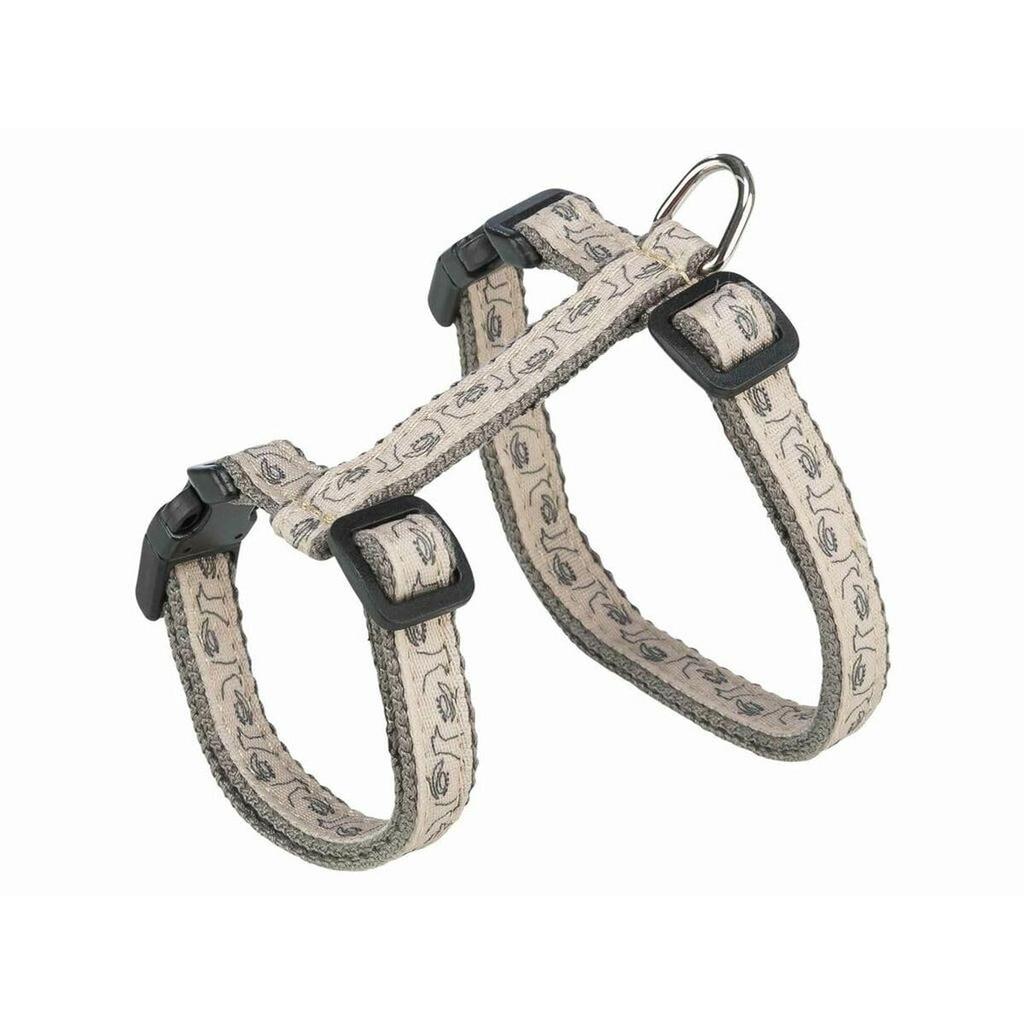 Cat Harness - Gray Beige 27-45x1.3/120 Cm
