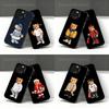 Fashion Baron F-Filou B-Bear Black Phone Case Compatible with iPhone 17 16 15 14 13 12 11, Pro, Max, Plus, E, Air, Mini