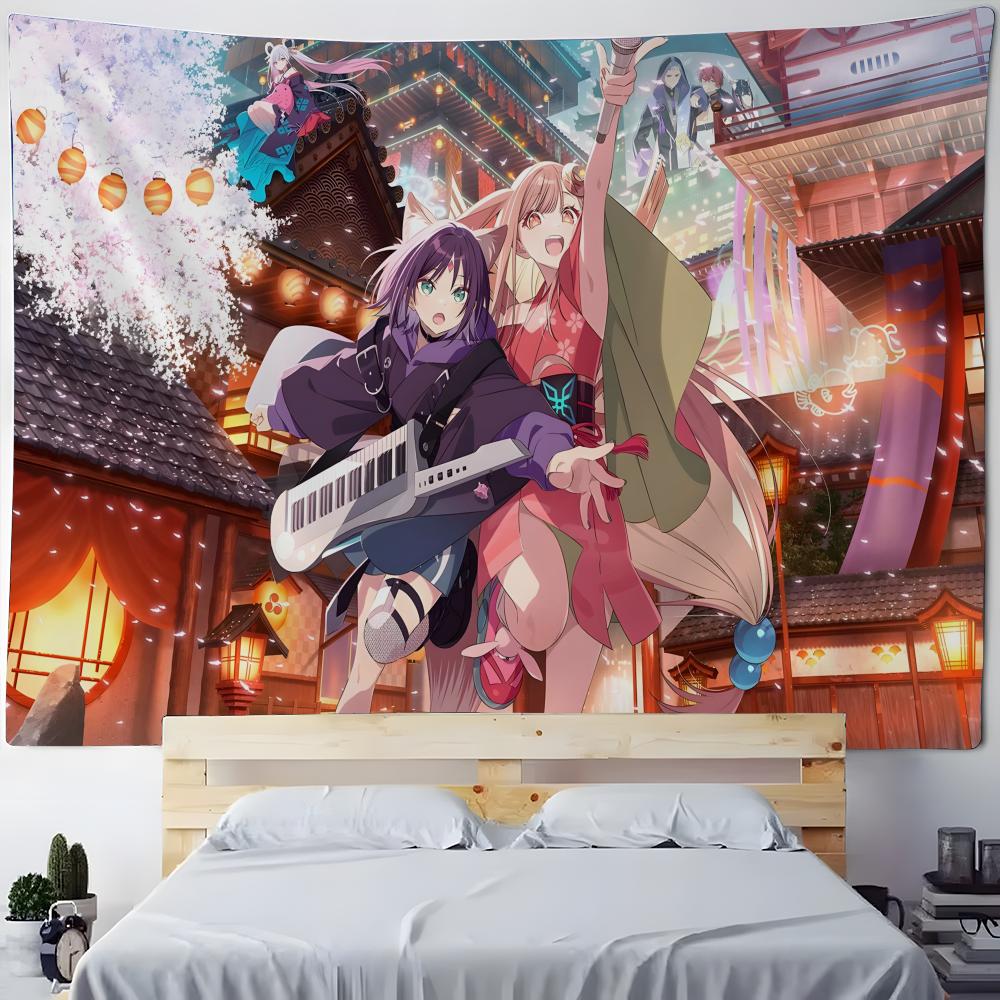 Tapestry Anime Tapestry Wall Hanging Bohemian Wall Tapestries Mandala Home Decor Accessories C-Chou Kaguya Hime!