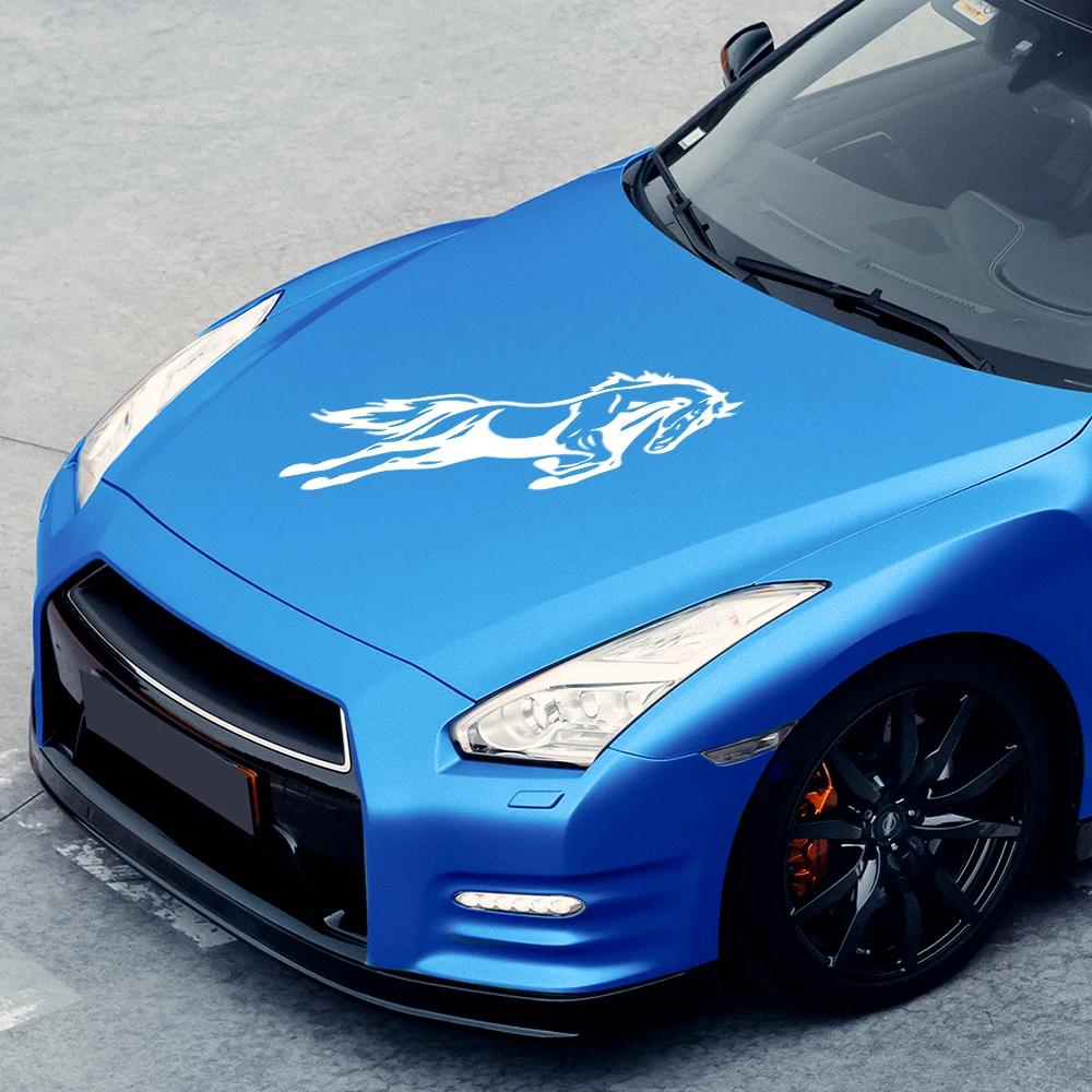 Universal Jumping Horse Car Sticker Car Body Windshield Personalized Waterproof Vinyl Decal Auto Exterior Decoration Accessories