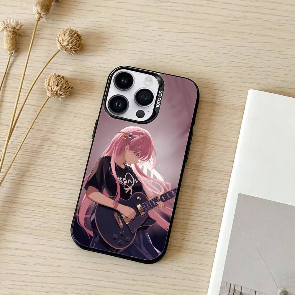 Bocchi the Rock Phone Case For iPhone 17,16,15,14,13,12,11,Pro Max,Plus Candy Silver Cover iPhone15pro