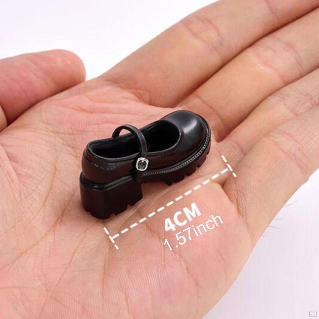1:6 Skala PVC Buty, Miniaturowe Buty Model Akcesorium, Modne Mini Dziewczyny dla 12" Figurki Ciało