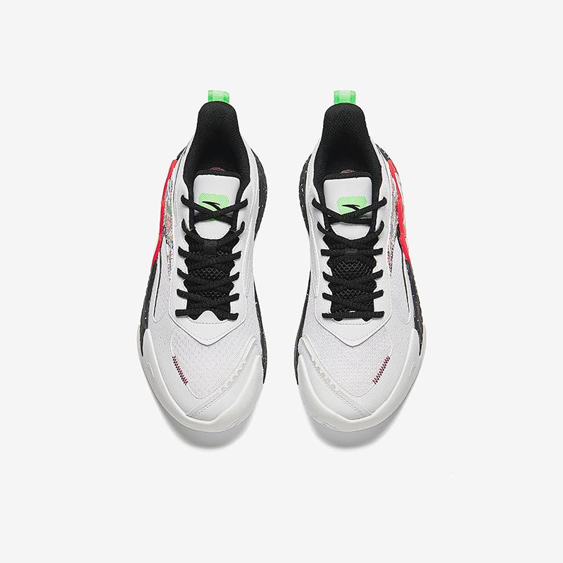 Anta Comfortable Classic Fashion Versatile Non-Slip Shock Absorbing Wear-Resistant Mid-Top Kids Basketball Shoes Men Sneaker A12431101