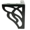 Metal furniture leg 13 cm, matt black