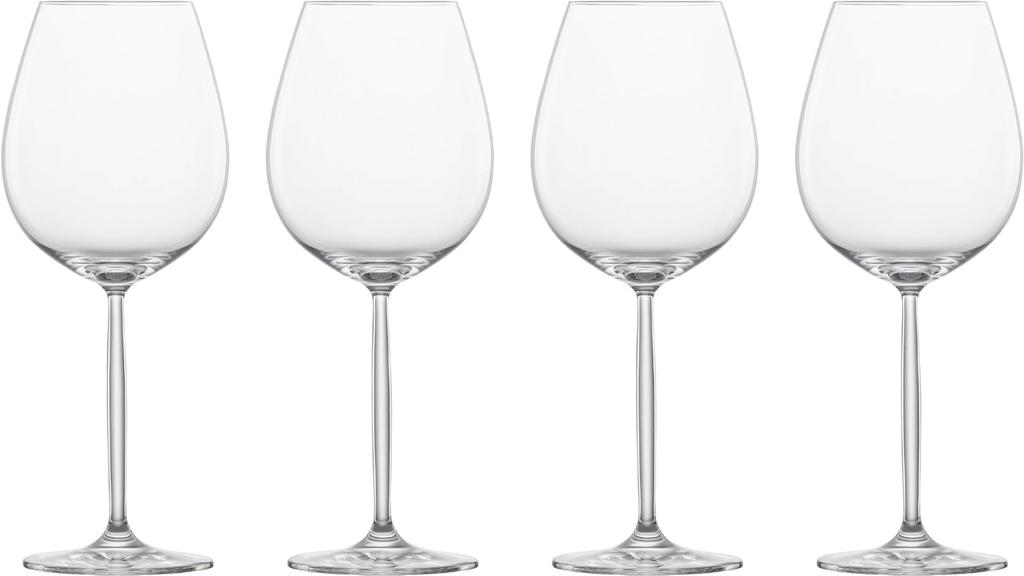 ZWIESEL GLAS Break-Resistant Muse Wine Glasses, Machine-Made, for Water, Mineral Water, and Soft Drinks, 4-Piece Set (l123667)