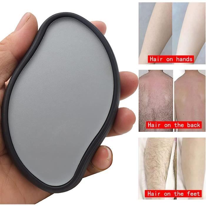 Épilateur en cristal magique pour femme - Pierre épilatoire indolore - Noir - Adulte - Femme