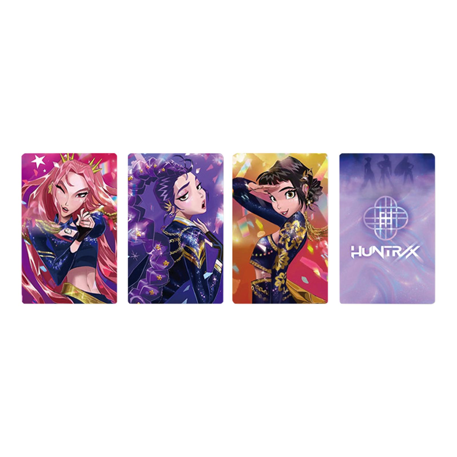 

Набор из 3 коллекционных карточек с мультяшными фотографиями в стиле аниме, сувенир One Size