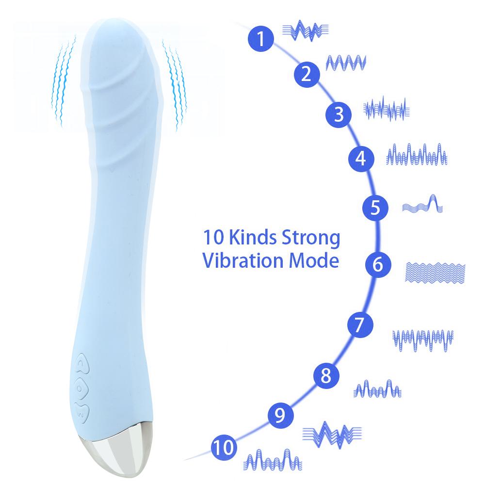 Female Private Parts Vibrator, USB Charging Big AV Stick Female G-spot Massager Clitoral Stimulator Adult Female Sex Toy