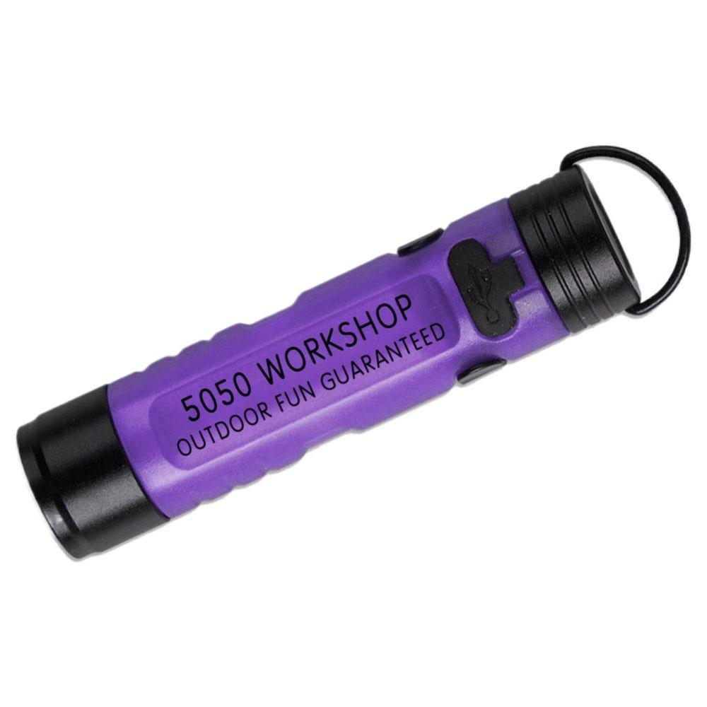 Strong Light Pocket Mini Flashlight Long Endurance Alloy LED Flashlight Key Clip Light Night
