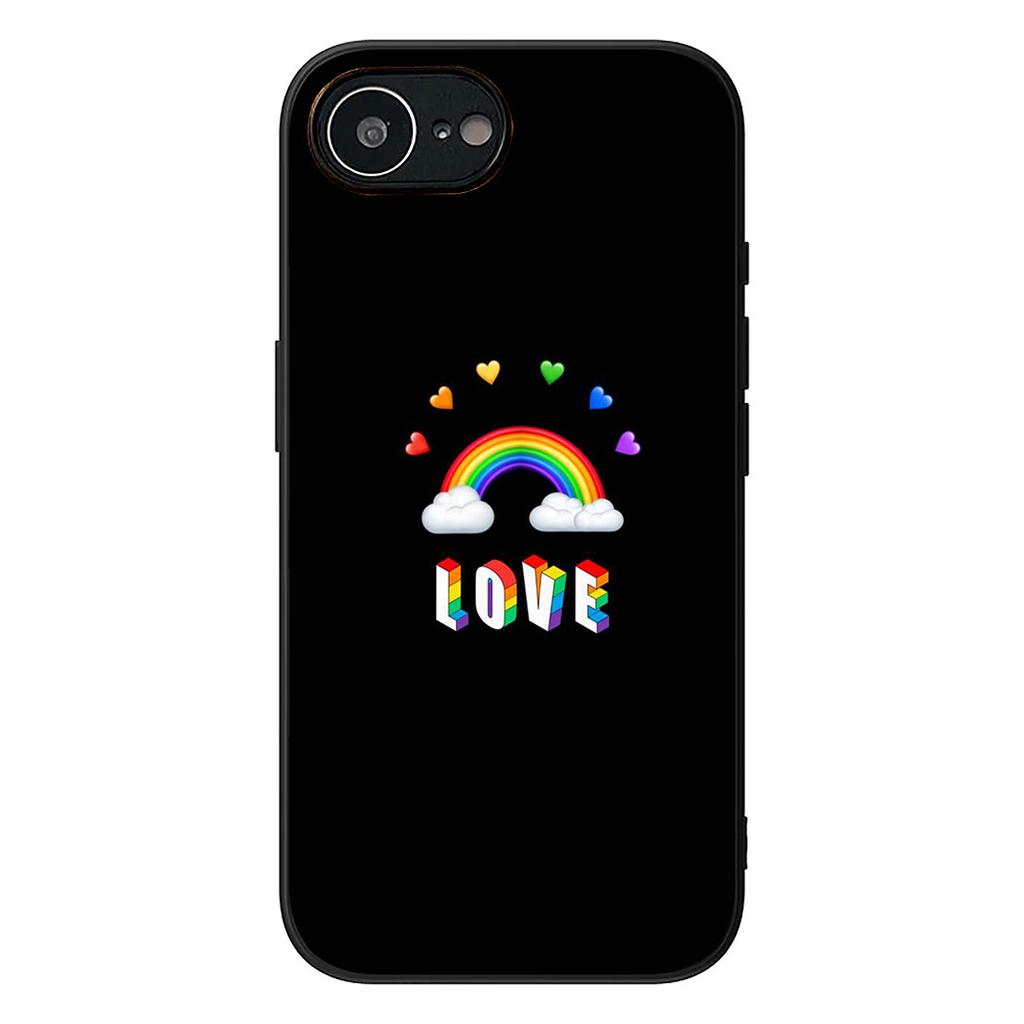 Liebe Ist Liebe LGBT Regenbogen Herz LGBTQ Hülle für Motorola Moto Edge 50 30 Fusion 40 NEO Ultra Pro G22 G23 G20 G35 G84 G13 G53