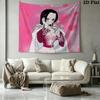 One Piece Boa Hancock Wall Tapestry Aesthetic Wall Hanging Printed Fabric Blanket Decorative Tapestries For Bedroom Living Room Home Decor