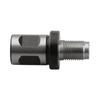 49mm 1.93 In Magnetic Drill Adapter Silver Color Steel Material Right Angle Shank 1 2-20UNF Connection Port Black Color