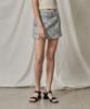 Itove Seoul Low-Rise Jacquard Slit Skirt