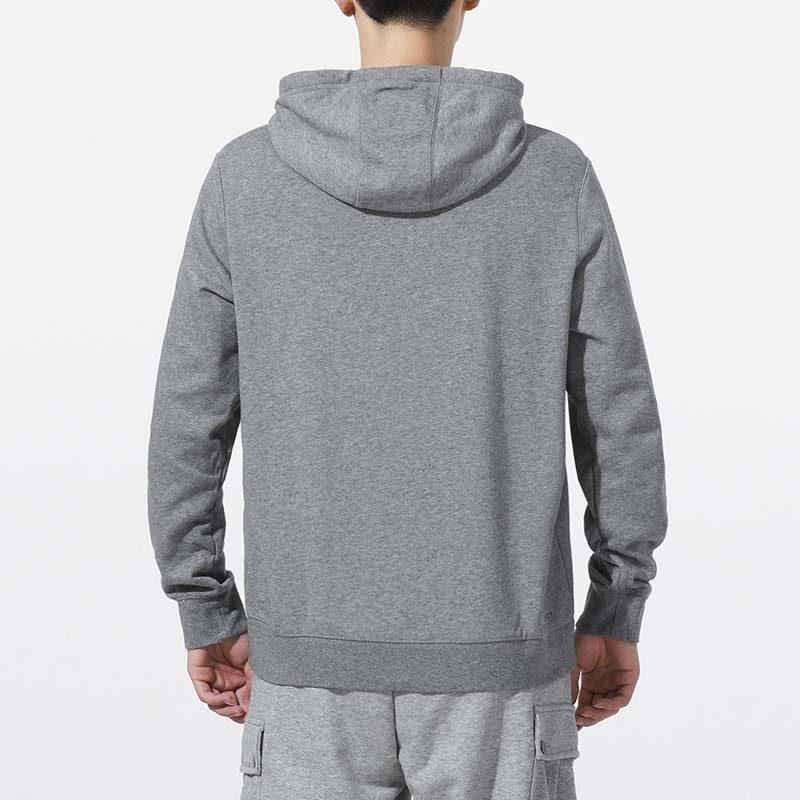 Jordan Sweatshirts Men's Gray Hooded Moderate Regular DA9861-091