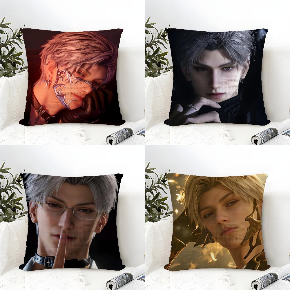 Love And DDeepspace Sylus Cushion Cover Eco Linen Pillow Case DoubleSided Print Breathable Durable Zipper Home Decor Gift