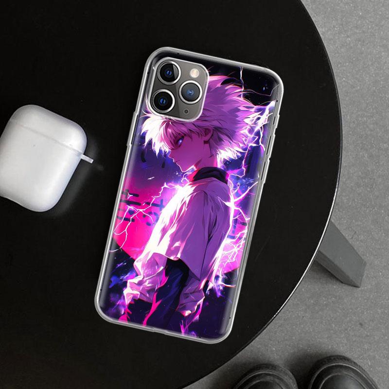 Huner X-Hunters Killua Phone Case Cover for iPhone 11 12 13 Mini 14 15 Plus 16 Pro Max 17 Air 7 8 + SE Art Customized Fundas 11