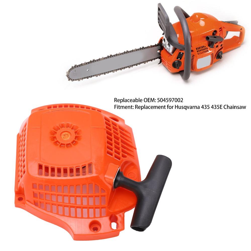 504597002 Pull Start Chainsaw Starter for Husqvarna 435 435E Chainsaw Outdoor Equipment
