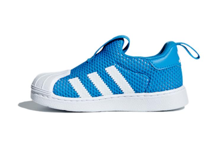

Adidas Originals Superstar Collection 360 I Breathable Low top Toddler Shoes Blue White Infant And Toddler B37252 20