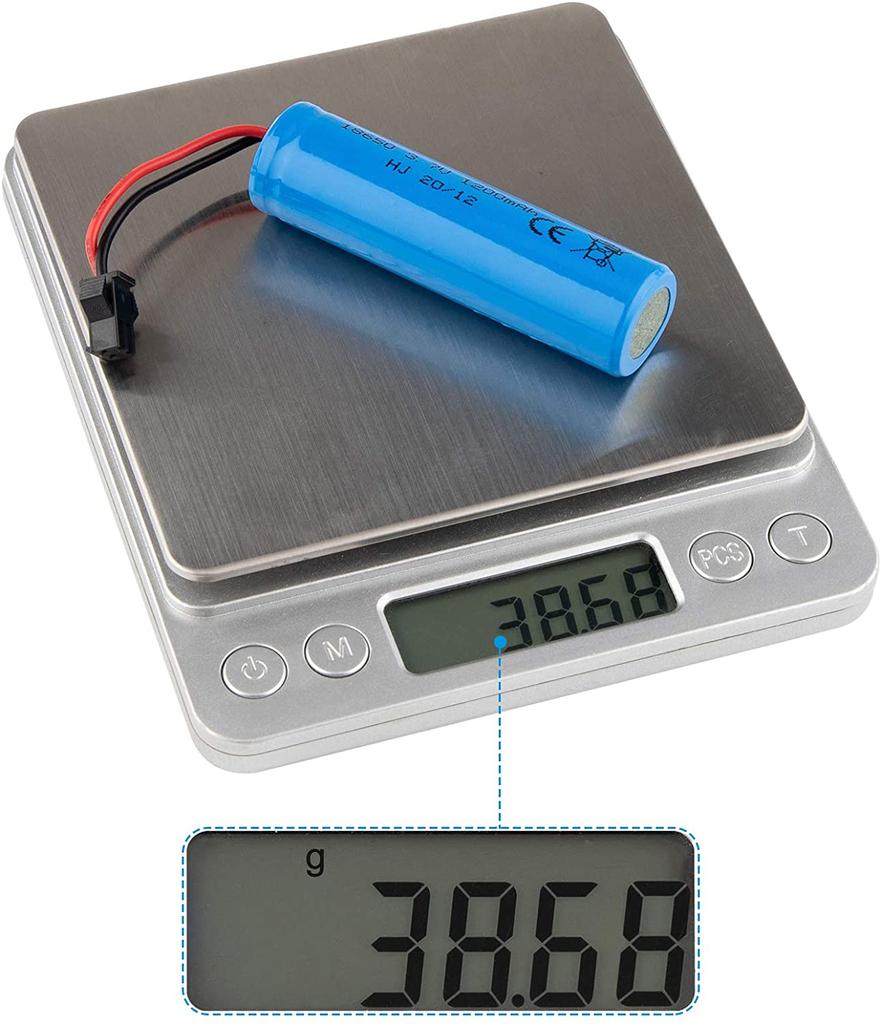 LiPo baterie 1S 3,7V 1200mAh pro RC terénní auta a nákladní auta | Konektor SM | Dlouhá výdrž | Modrá