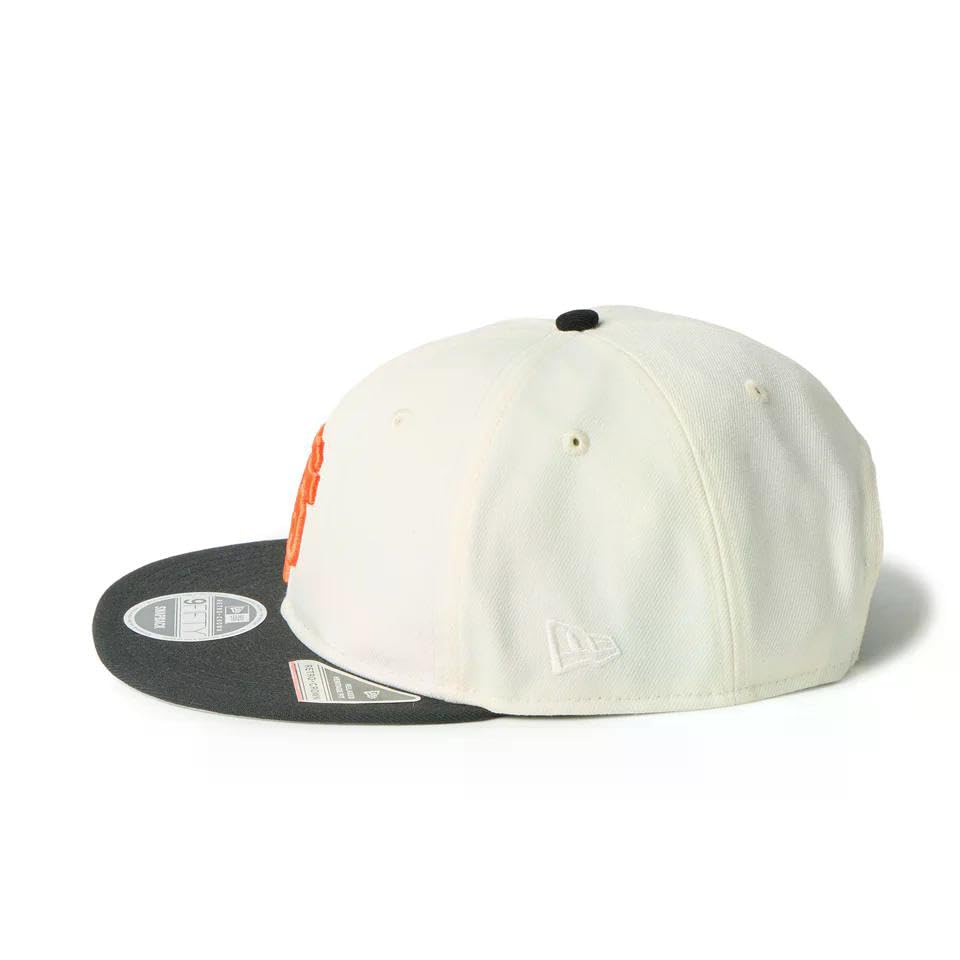 New Era RC9FIFTY MLB Flat Visor Snapback Chrome Powered by GORO One Size Fits San Francisco Giants Free Size Cap, Black, (MIN-NANO), All, / 940,