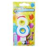 Colorful Number 8 Birthday Candle Diagram