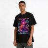 Kpop Demon Hunters Purple Hair Girl Print Top Trendy Street Style Cool Casual T-shirt Pure cotton T-shirt