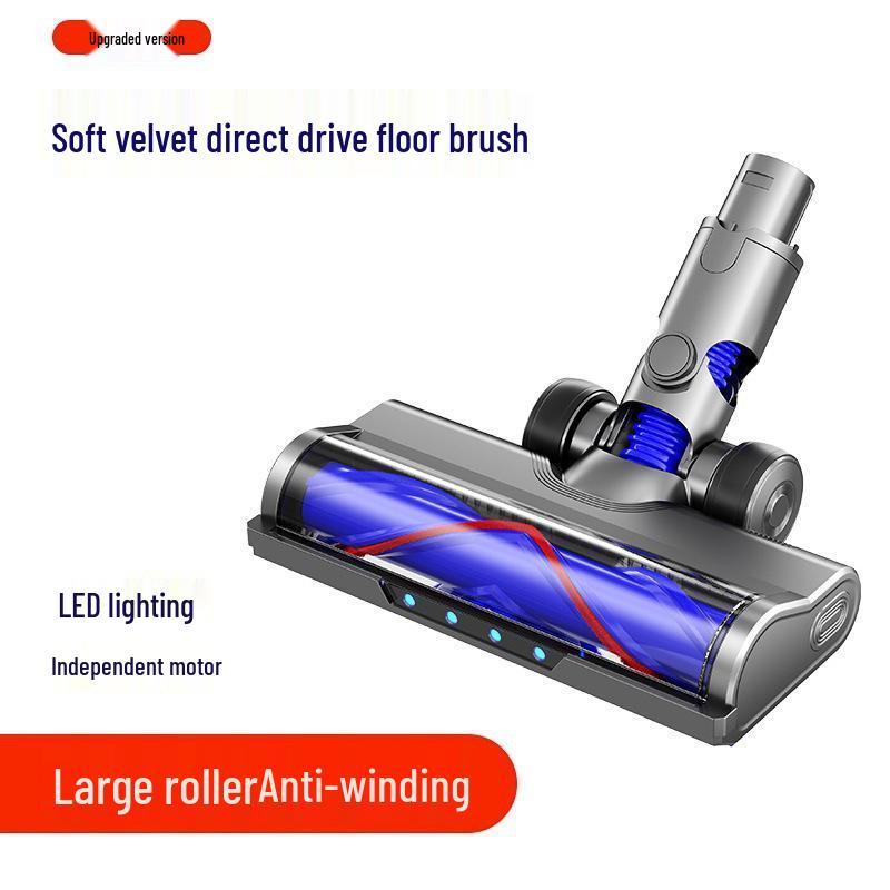 Elektrische Bodenbürste Kompatibel mit Dyson V7/V8/V10/V11/V15 - Düsen Zubehör & Große Walzenbürste