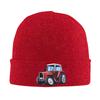 Custom Tractor Tractors MF  Bonnet Hats  Fashion Knitted Hat For Women Unisex Warm Winter  Skullies Beanies Caps