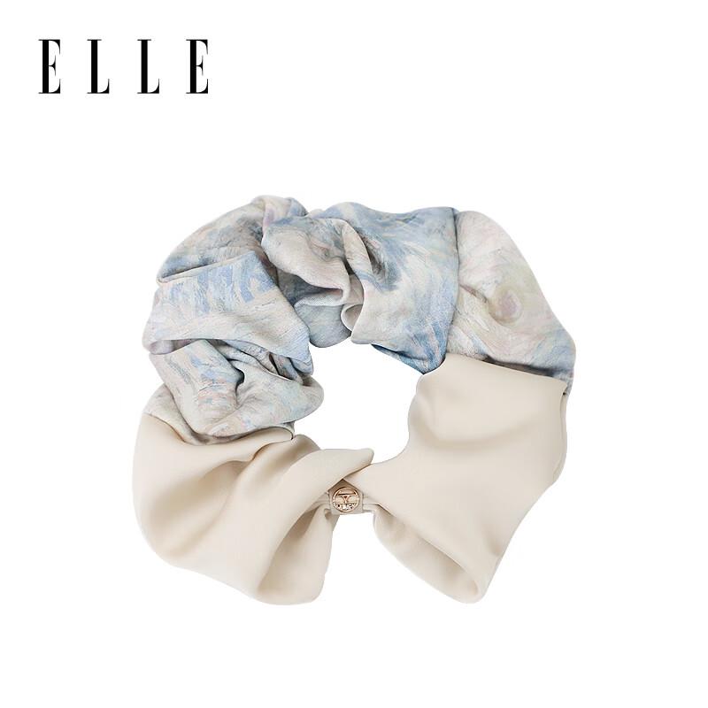 ELLE Elegant French Floral Hair Scrunchie 1 Piece