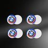 For BMW M E46 E90 E60 50th Anniversary Car Key Sticker Decal & Key Fob Cover Compatible with BMW E34 E36 E60 E90 E46 E39 E70 F10 F30 M3 M5 M6 E7 q00