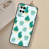 Cactus Pattern Case For Oppo A5 Pro A15 A17 A57 A77 A18 A38 A58 A78 A98 A96 A76 A16 A94 A74 A54 A40 A60 A80