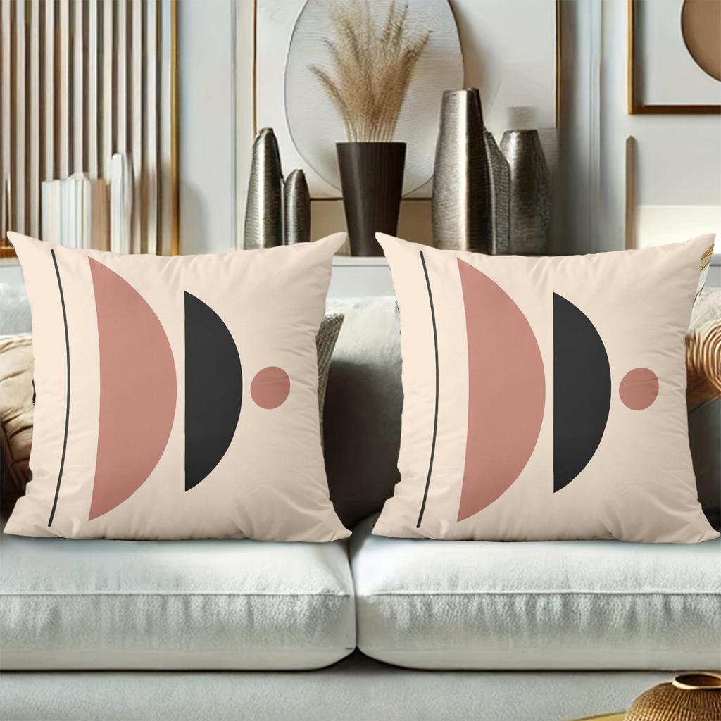 Modern Geometric Pattern Decorative Throw Pillow Covers Polyester Pillowcase,sofa Decorative Cushion Cov Headboard Pillow