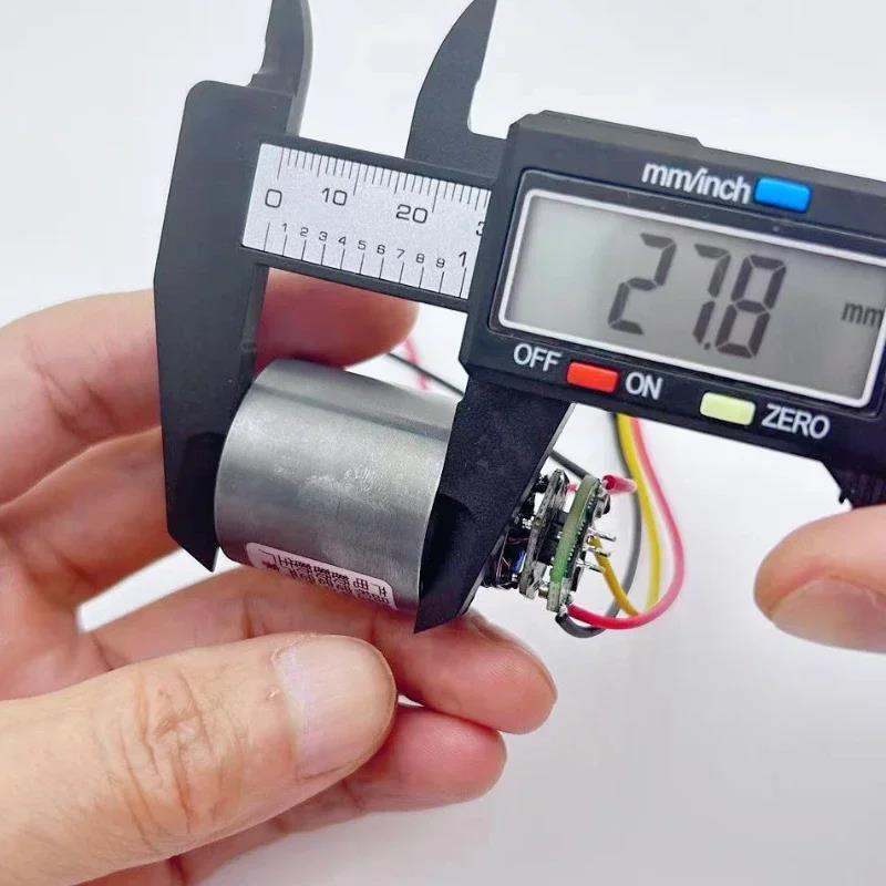 DC 9V-12V 7-24V 100000RPM Violent Three-Phase Brushless DC Motor Infinite Resistance Driver CNC Aluminum Alloy Impeller Fan