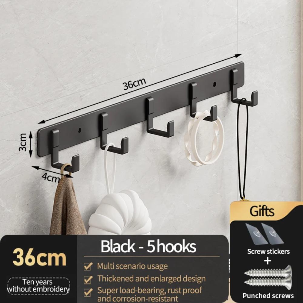 Hooks for Hanging Clothes at the Entrance Door, Hanging Hangers on the Wall, and Strong Hooks for the Wardrobe