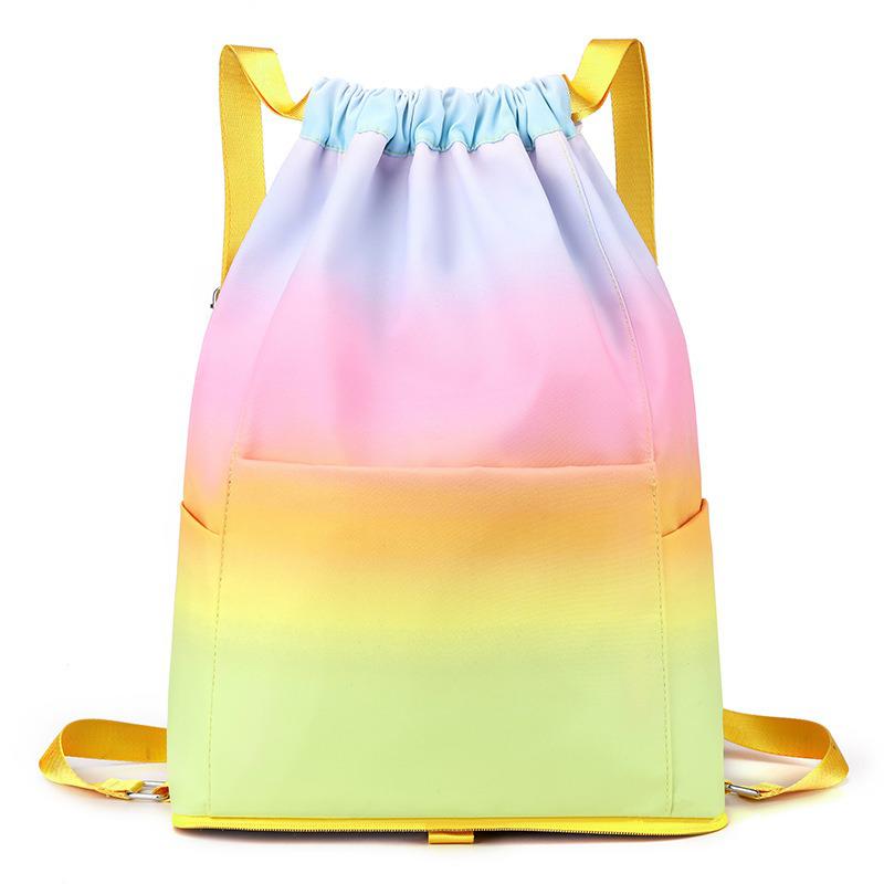 Lightweight Foldable Drawstring Backpack for Travel and Sports Fitness